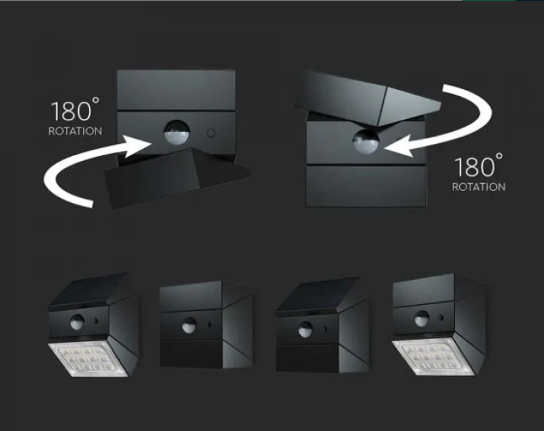 Lampadina LED Solare 2.5W Esterno da Parete Multi-Tono 300lm - 24096 03