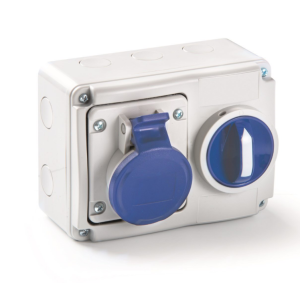 Presa interbloccata 2poli + terra 16a 220v  - 14.3214b6