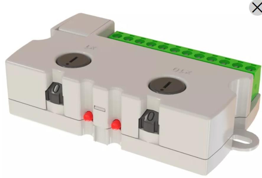 modulo indirizzato notifier 1 ingresso 1 uscita con morsettiera