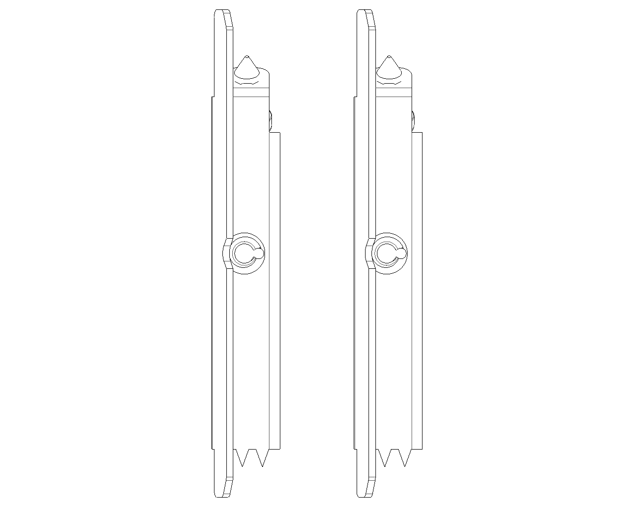set griffe di ricambio compatibili con scatole incasso 3 moduli e 4 moduli