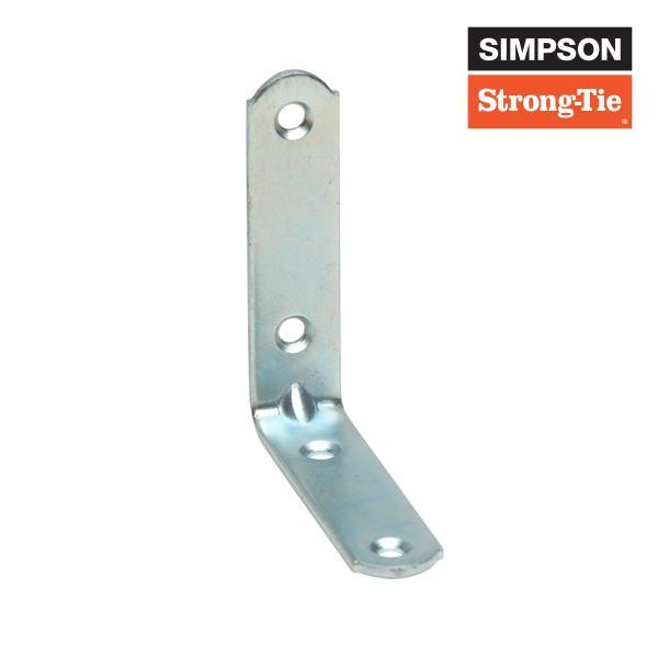 Piastra angolare zincata per rinforzo e giunzione strutture in legno e telai 40x40x15 mm Friulsider