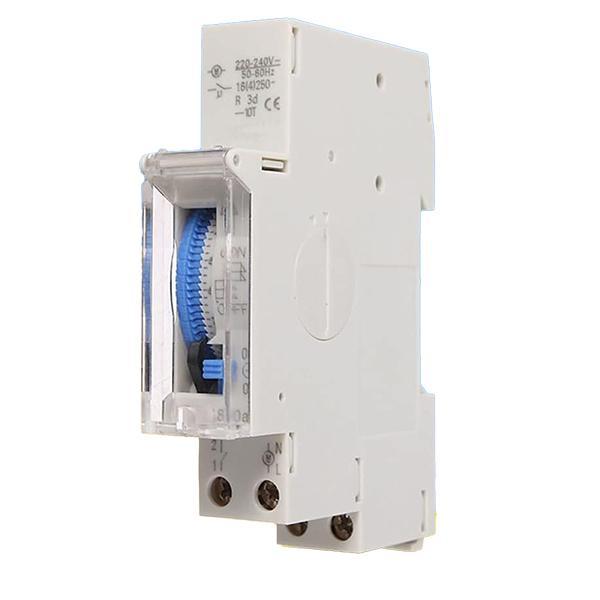 Interruttore orario giornaliero da barra DIN GLI ELETTRICI OR27612 per la programmazione automatica dei carichi elettrici