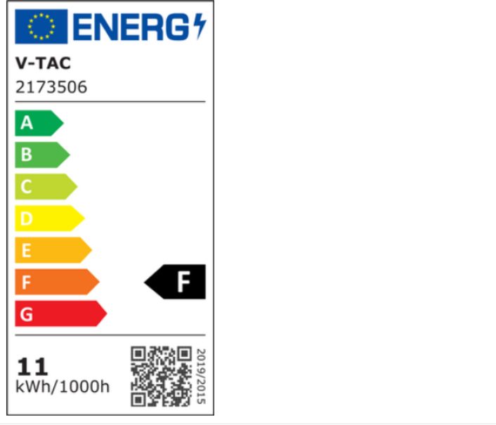 lampadina led goccia e27 v tac 10.5w luce calda bianca