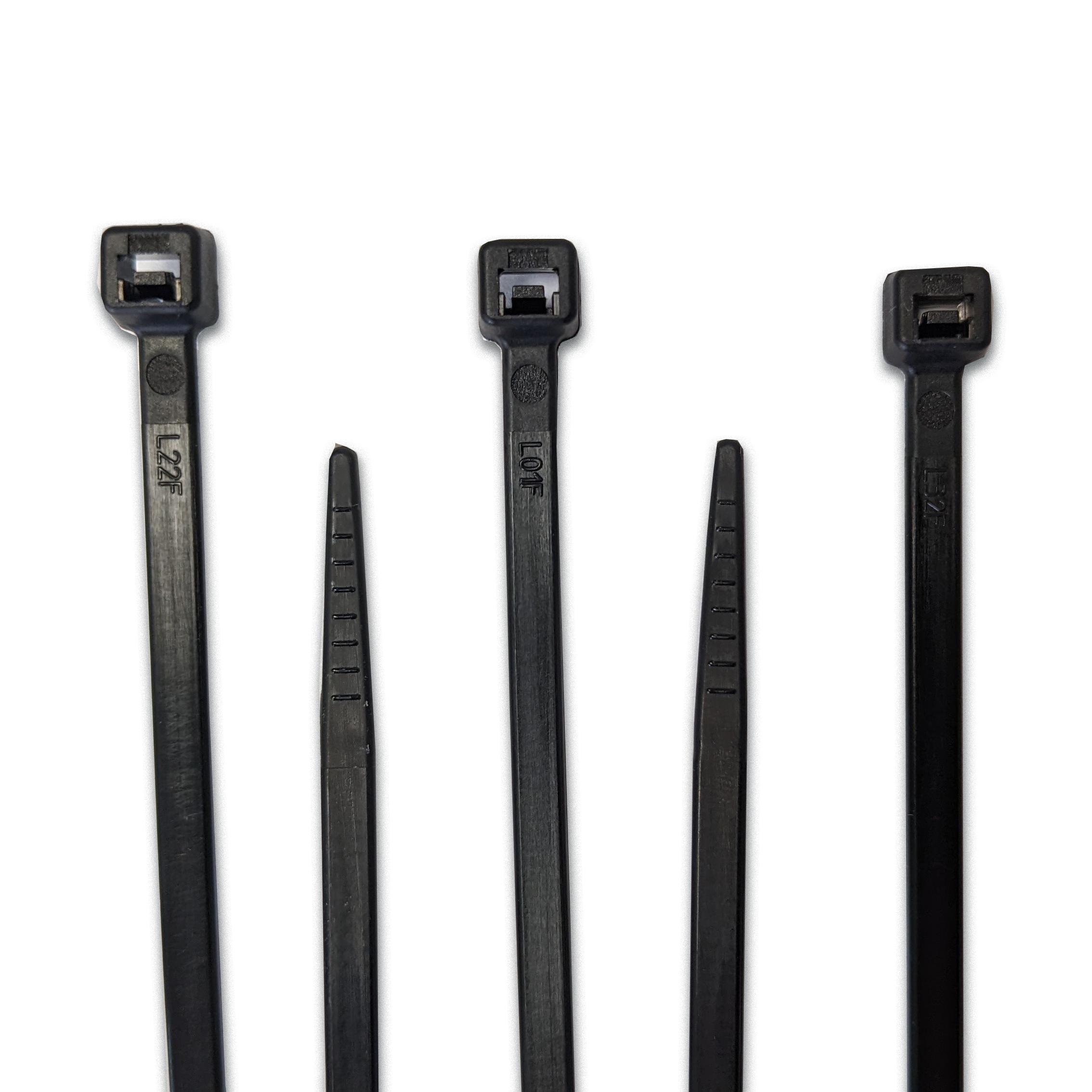 fascette fermacavo nere 300x76 mm per cablaggio e fissaggio cavi confezione 100 pezzi