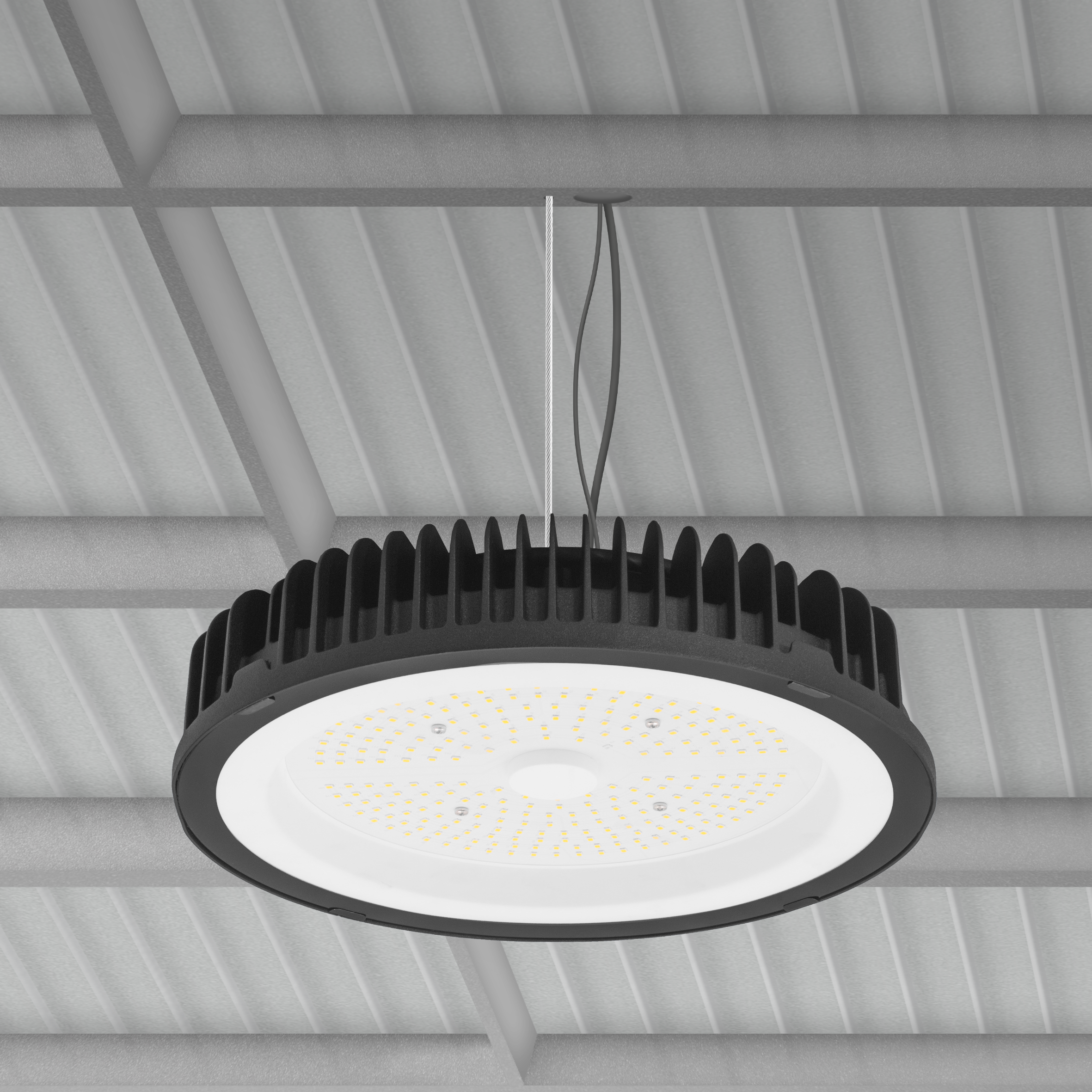 Sospensione LED Industriali CENTURY DISCOVERY MAX 150W Luce Naturale 4000K - DSCM-15011040 01