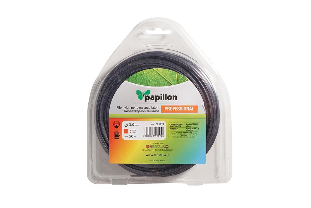filo nylon professionale sezione quadra 3 5 mm bobina 40 m per decespugliatore ariasana