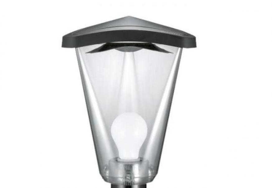 Testa palo Green Lombardo LB12622-diffusore trasparente-E27 IP66 01