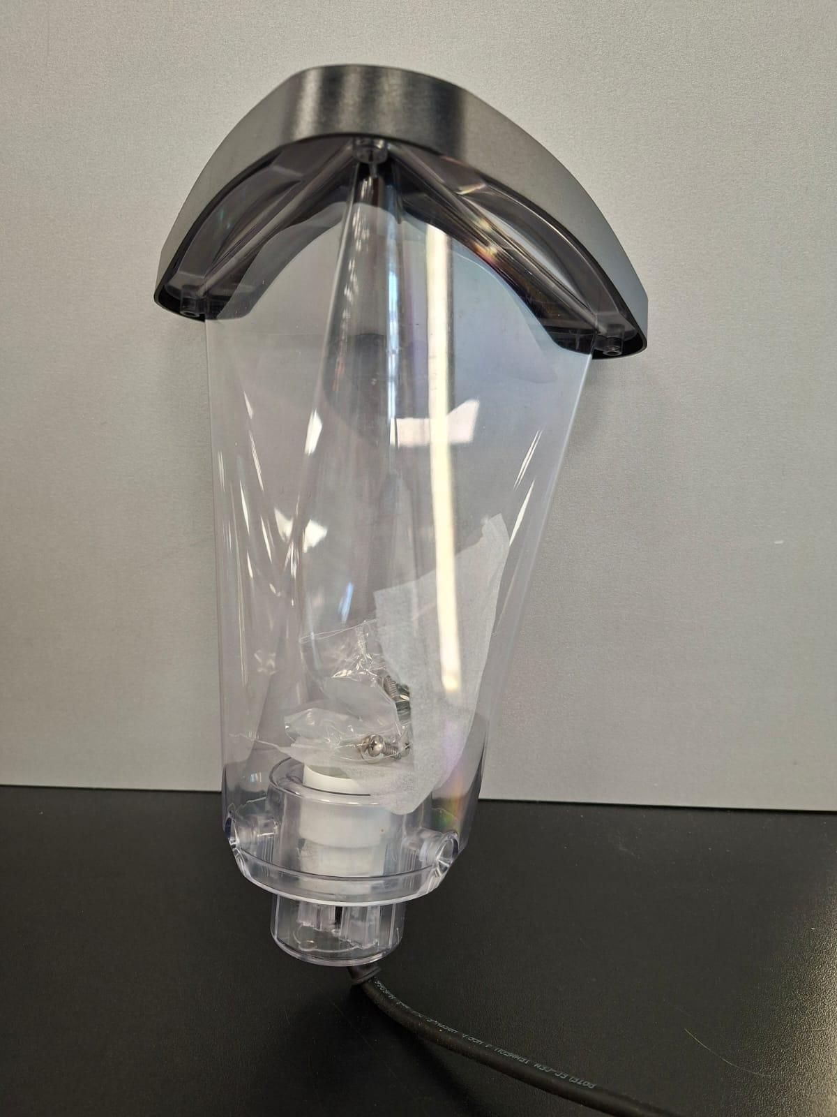 lombardo testa palo green lombardo lb12622-diffusore trasparente-e27 ip66 - foto 5