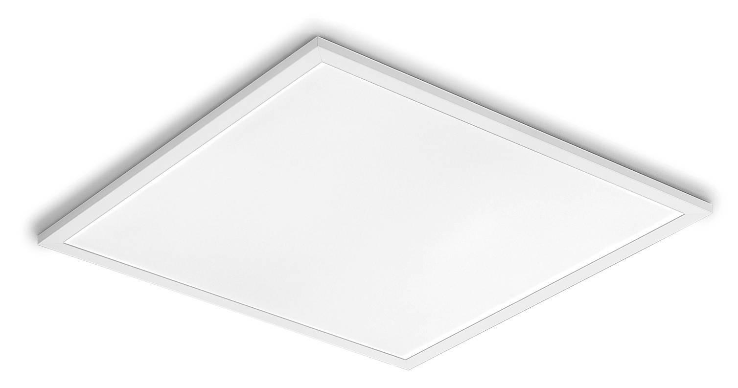 pannello led quadrato 595x595 diffusore opale bianco a superficie