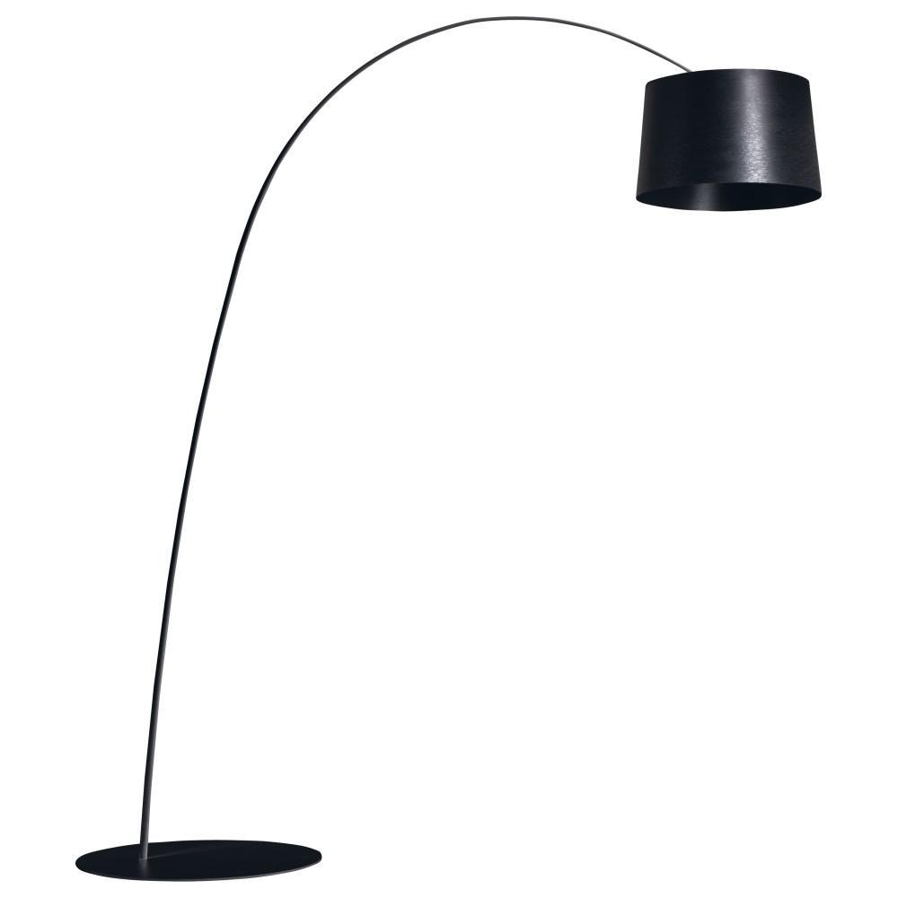 Lampada da terra Foscarini Twiggy nera design moderno in soggiorno elegante