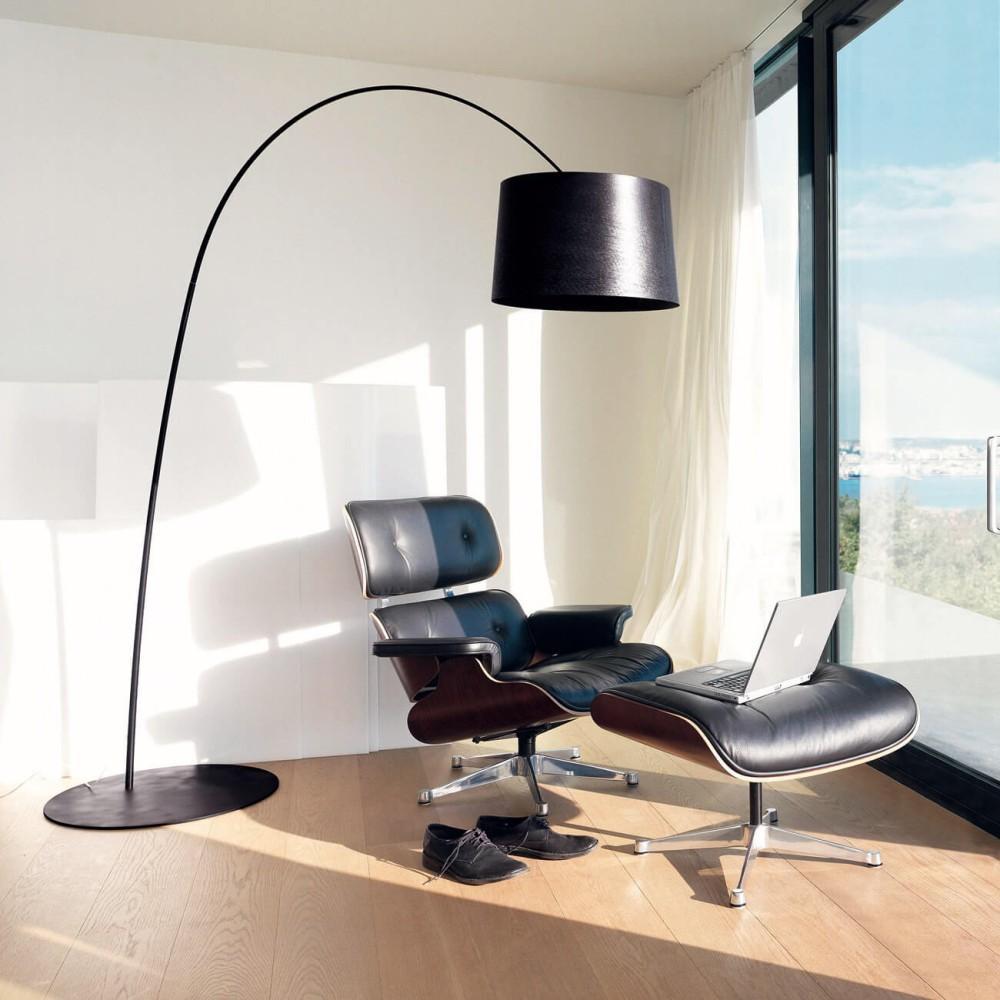 Dimensioni tecniche lampada Foscarini Twiggy terra nera con misure dettagliate