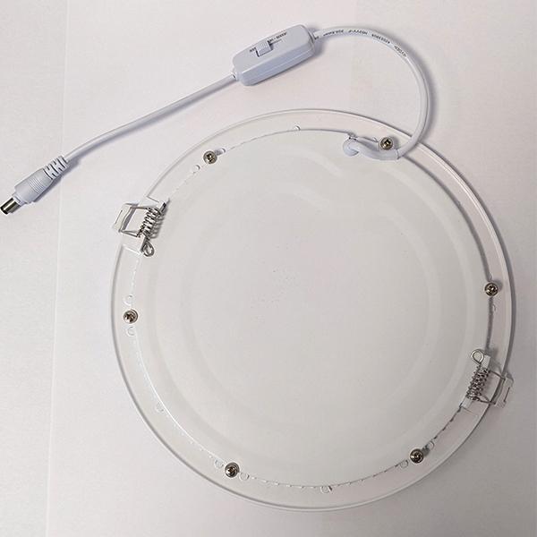 retro faretto led ultrasottile rotondo 18w con alimentatore esterno