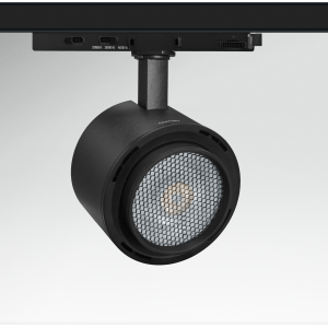 Faretto per binario trifase nero 40w luce variabile 2700k-3000k-4000k - zmp-4090ne