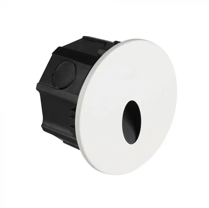 Confezione segnapasso LED tondo V-TAC 3W CCT IP65 illuminazione scale