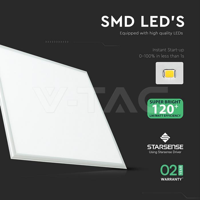 Installazione soffitto pannello LED V-TAC 60x60cm luce uniforme per ambienti lavorativi