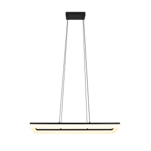 Lampada a sospensione led rettangolare nero  r35771132