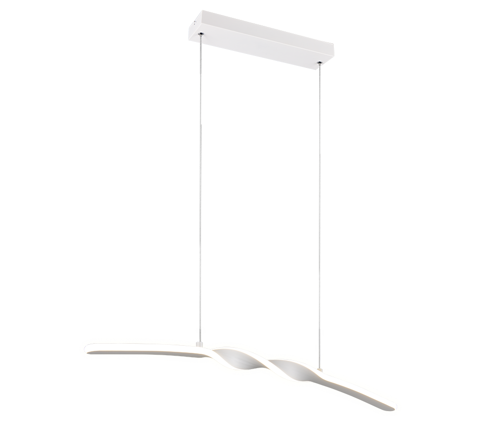lampada sospensione led design moderno bianco regolabile trio lighting r35791131 ambientazione