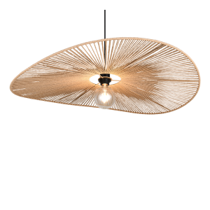 Sospensione in filato di carta diametro 78cm nero marrone r36161926