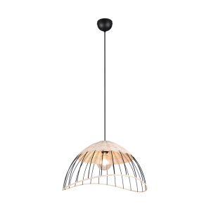 Lampada a sospensione rattan metallo 48cm  r36211032