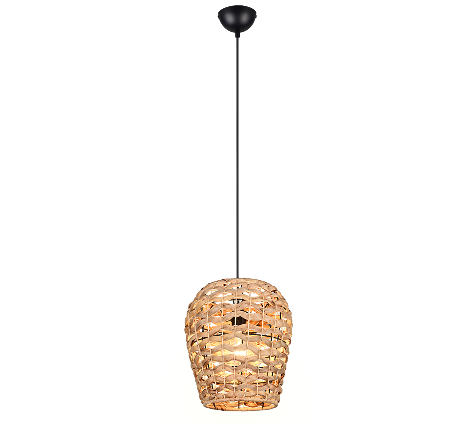 Sospensione in giacinto du2019acqua naturale regolabile per interni moderni