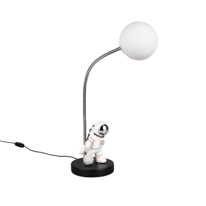 Lampada da tavolo led flessibile nero  r53801102 astronauta