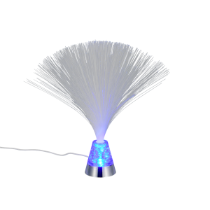 Lampada da tavolo led rgb cromata con batteria  r53841106