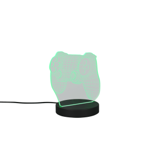 Lampada da tavolo led cambia colore joystick nero r53881102