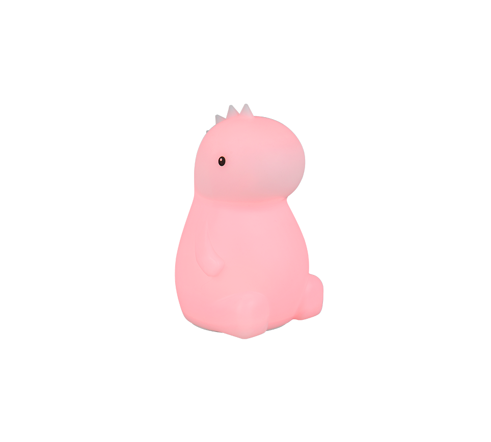 Lampada LED RGBW Trio Lighting bianca con illuminazione rosa