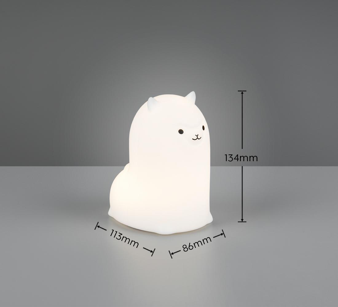 disegno tecnico lampada da tavolo led rgbw trio lighting dimensioni compatte