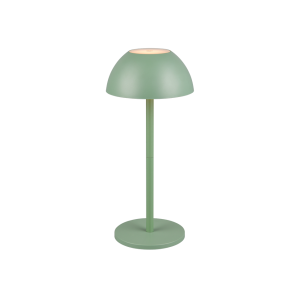 Lampada da tavolo led ricaricabile verde pistacchio trio r54106149 design ip54