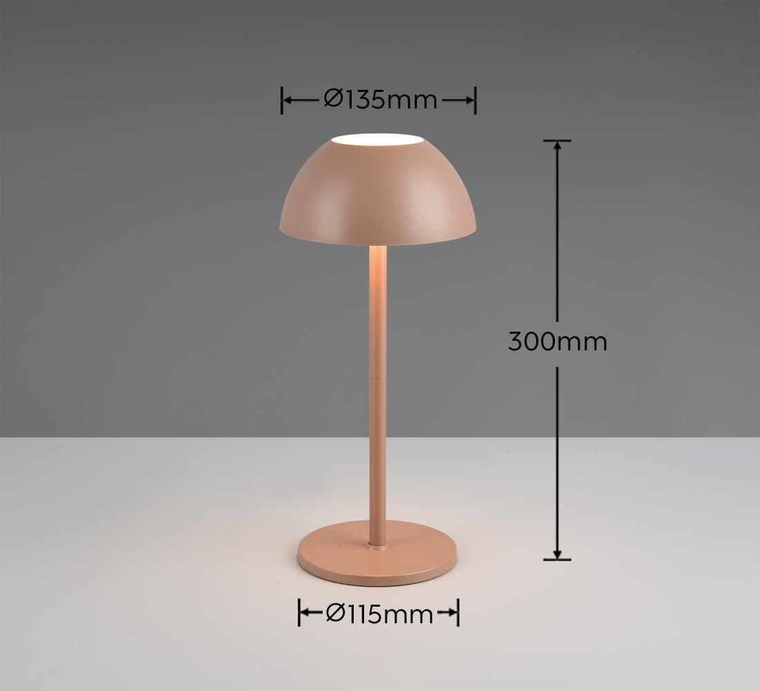 dimensioni lampada da tavolo led ricaricabile caffu00e8 altezza 30 cm