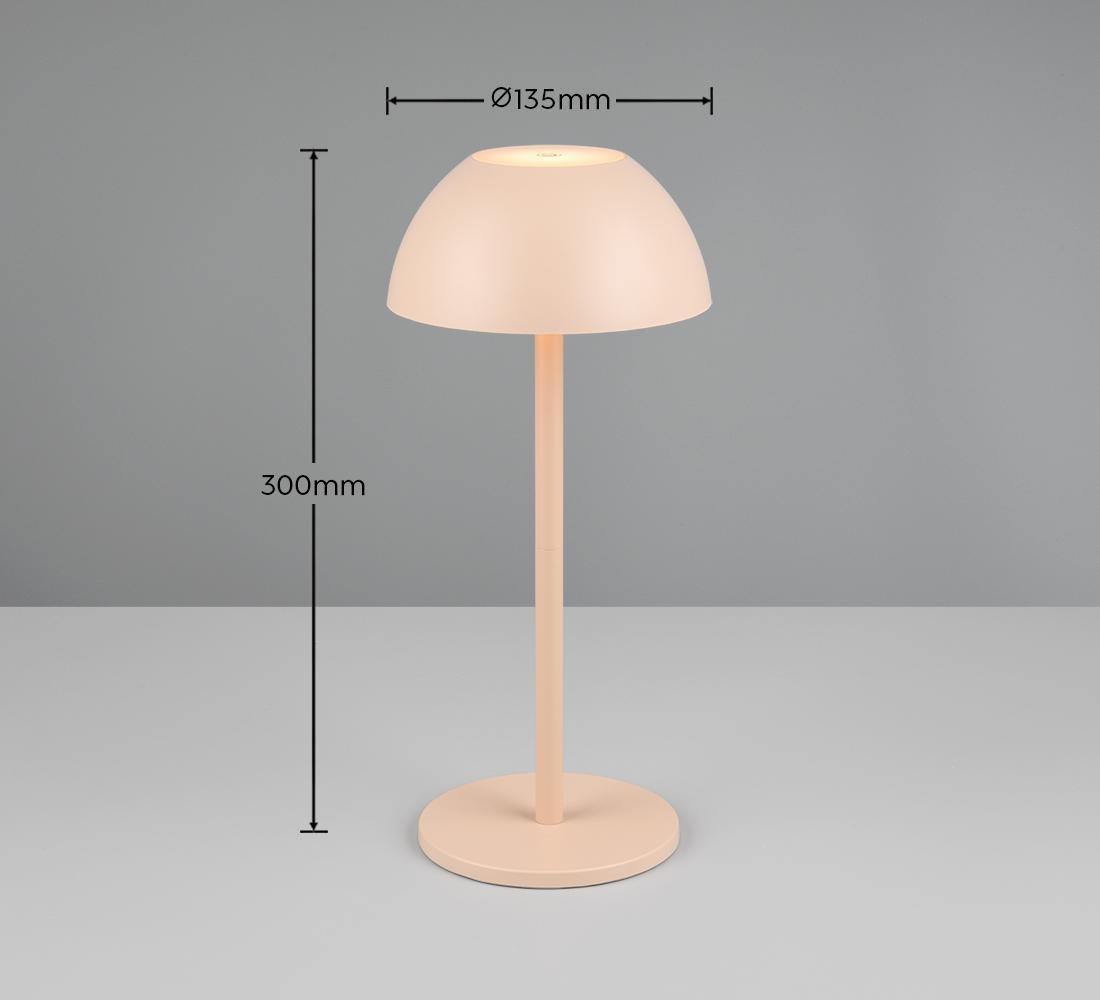 lampada da tavolo led sabbia trio lighting vista prospettica moderna minimalista