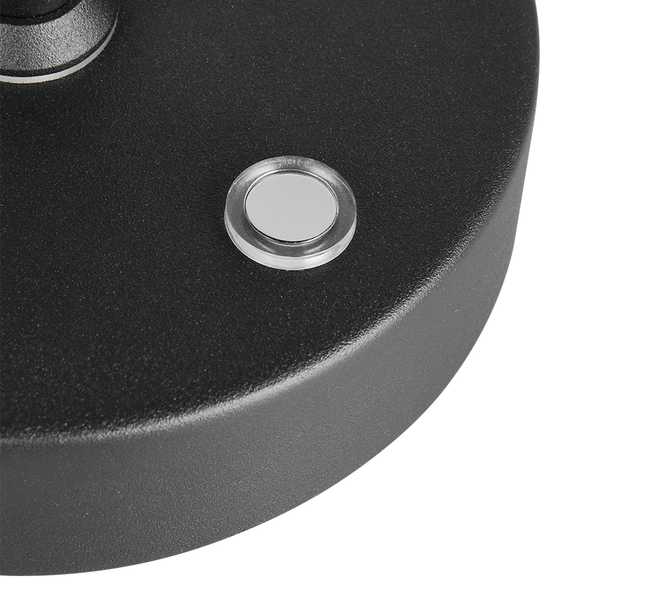 dettaglio pulsante touchdimmer lampada da tavolo led ricaricabile