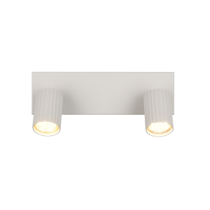 Faretto barra 2 spot orientabili metallo grigio caldo 867700276