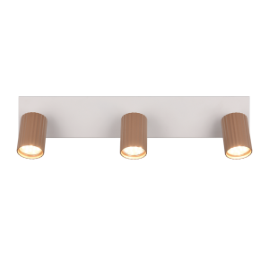 Barra faretti orientabili metallo caffè 50cm  867700365