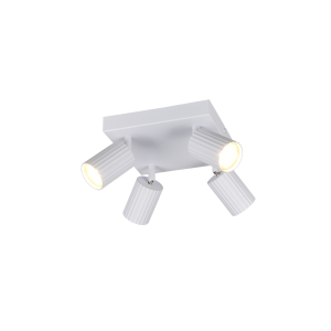 Plafoniera spot orientabili bianco opaco 20x20 cm  867730431