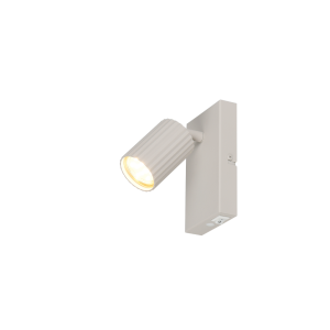 Faretto orientabile metallo grigio caldo 15cm  867770176