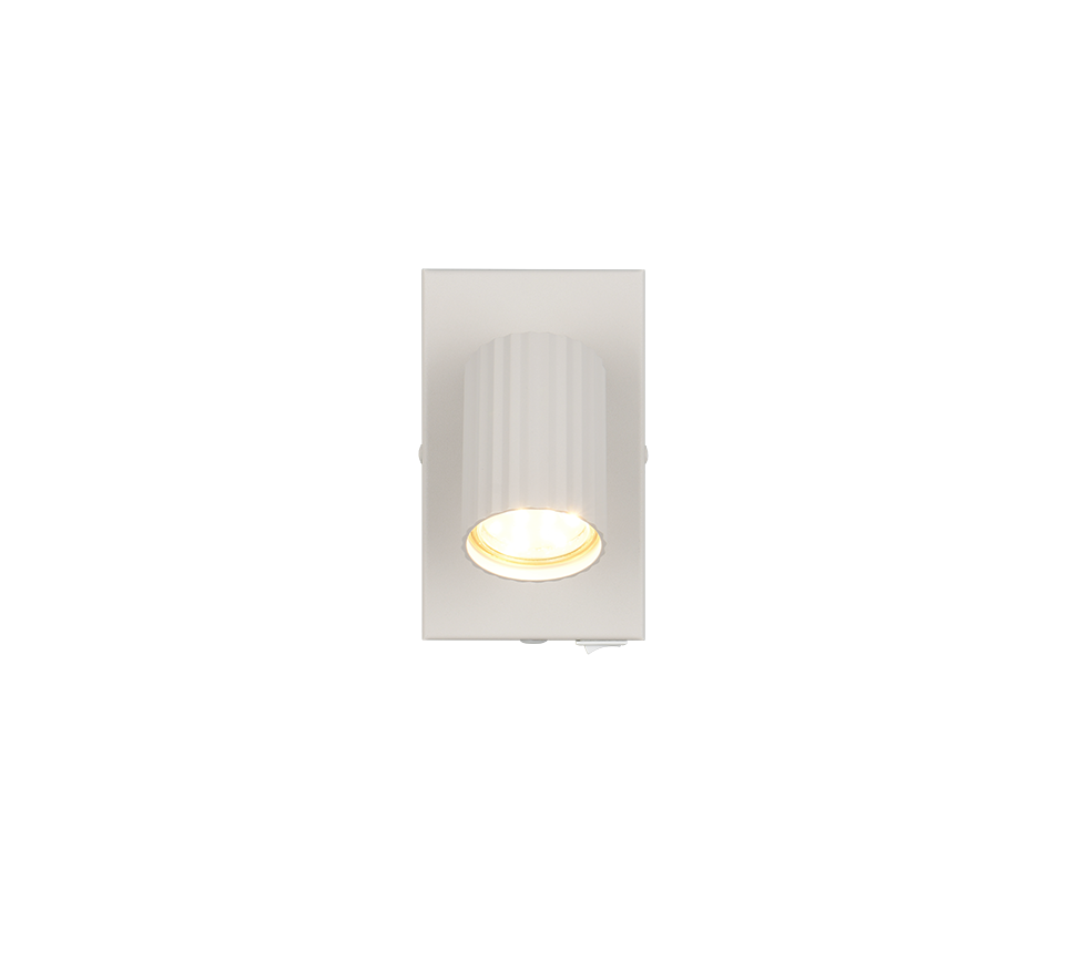 faretto moderno singolo Trio Lighting orientabile con finitura grigio caldo