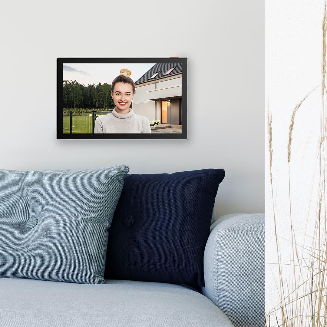 kit videocitofono con monitor touch e unitu00e0 esterna videocamera