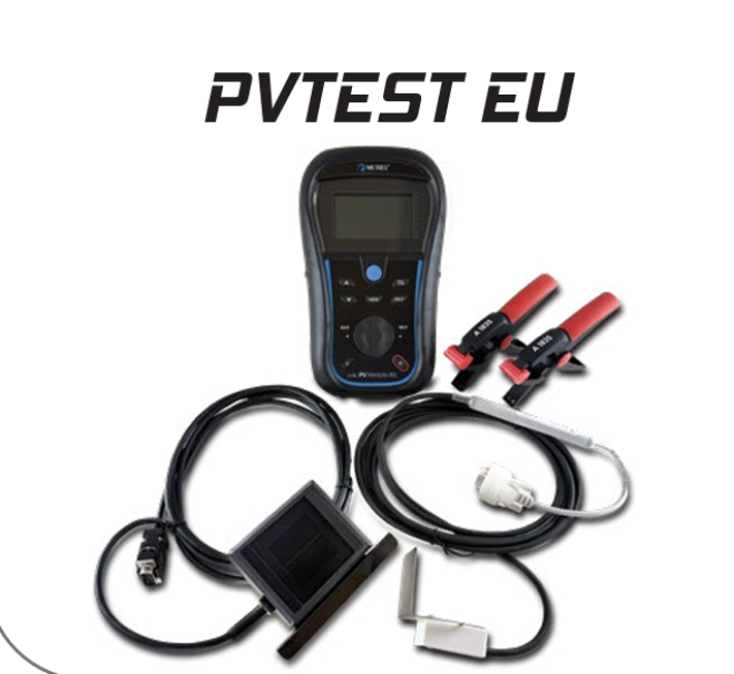 Strumento tester fotovoltaico professionale UNIKS PVTESTEU con accessori per misurazione impianti 1500V 40A