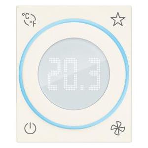 Termostato ambiente connesso bianco  30811.b view wireless iot
