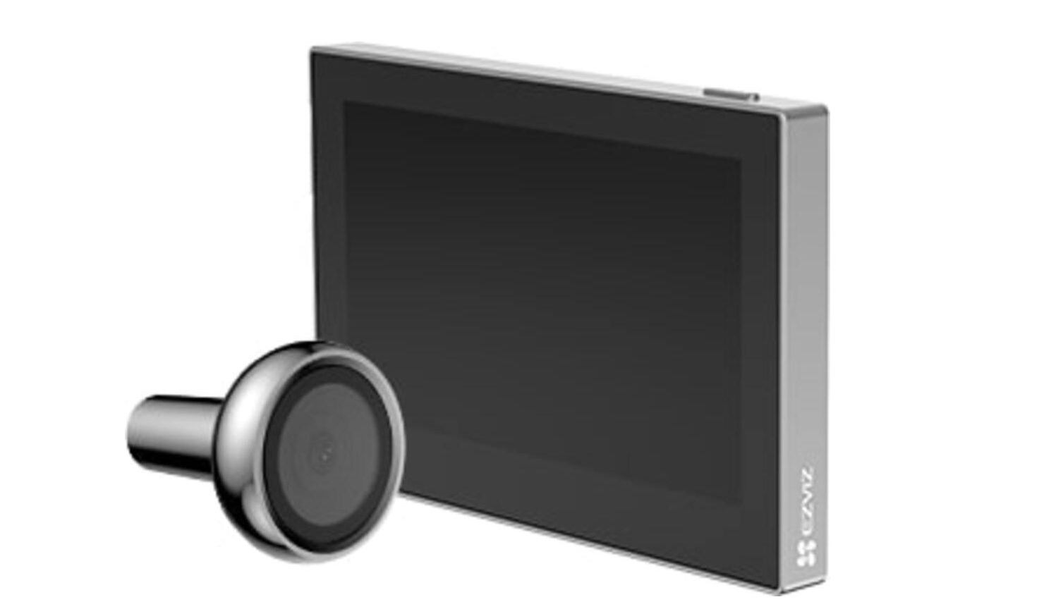 Display da 4.3 pollici e telecamera spioncino digitale wifi EZVIZ per monitoraggio ingresso