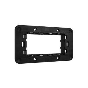 Supporto ribassato 4 moduli con viti serie lybra  27704