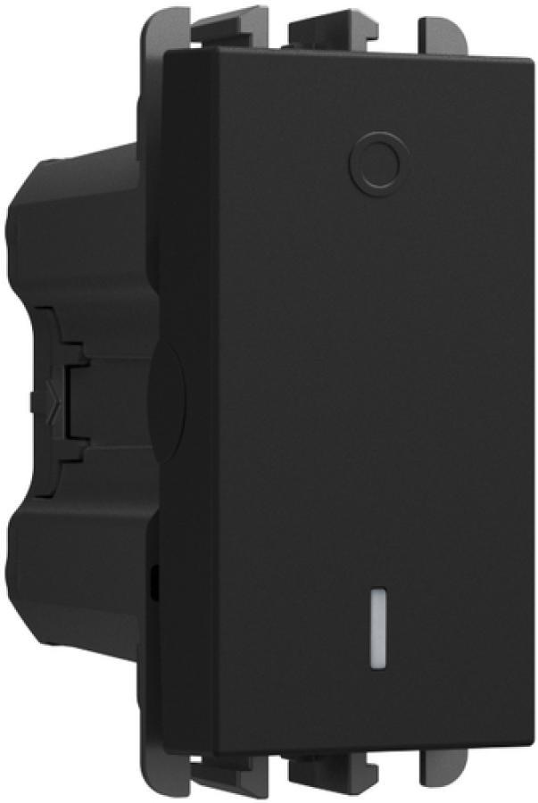 Interruttore Bipolare URMET LYBRA  Nero- 27162.N 01