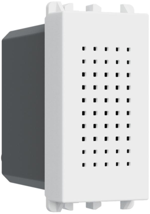 suoneria modulare urmet lybra 1 modulo bianca 12 vca vista frontale