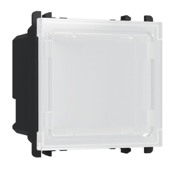 torcia elettronica estraibile urmet lybra 2 moduli bianca vista laterale