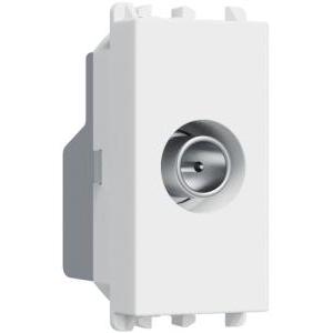 Presa tv diretta maschio  lybra bianco - 27401.b