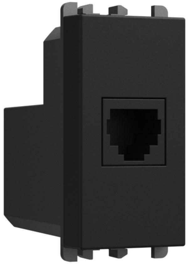 Presa Telefonica URMET Lybra Nero - 27411.N 01