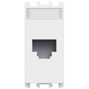 Placca frontale rj45 per keystone 1 modulo  27445.b reti lan