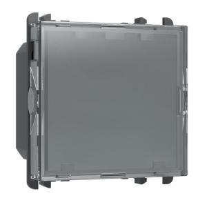 Targa portanome illuminabile  lybra bianco - 27128/2.b